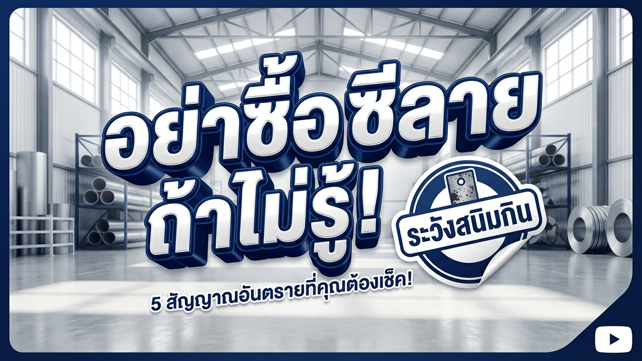 วิธีเลือกซื้อโครงซีลายเกรด มอก. ไม่ให้โดนหลอกและป้องกันสนิมกินฝ้า